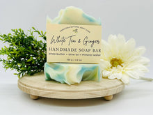 Load image into Gallery viewer, White Tea Ginger Handmade Soap