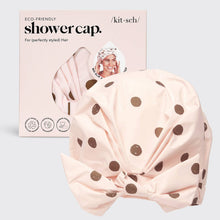 Load image into Gallery viewer, Blush Dot Luxury Shower Cap