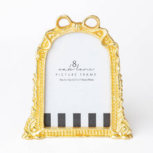 Load image into Gallery viewer, Pretty Little Gold Bow 5x7 Picture Frame