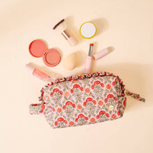 Load image into Gallery viewer, Everbloom Dusty Rose Essentials Quilted Cosmetic Pouch