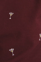 Load image into Gallery viewer, Mock Neck 'Martini' Embroidered Knit Top
