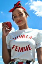 Load image into Gallery viewer, Viva La Femme Ruffle T-shirt

