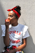 Load image into Gallery viewer, Viva La Femme Ruffle T-shirt
