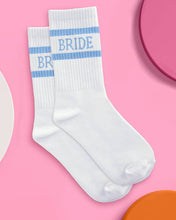 Load image into Gallery viewer, "Something Blue" Bride Socks