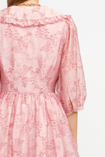 Load image into Gallery viewer, Love Language Pink Floral Mini Dress