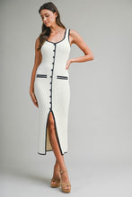 Load image into Gallery viewer, The Montauk Black & White Knit Dress