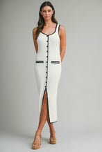 Load image into Gallery viewer, The Montauk Black & White Knit Dress