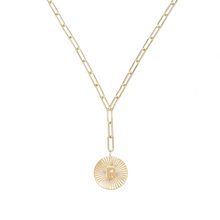 Load image into Gallery viewer, She's Spicy Lariat Initial Necklace