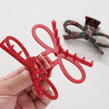 Load image into Gallery viewer, Remi Vintage Holiday Bow Claw Clip
