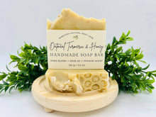 Load image into Gallery viewer, Oatmeal, Turmeric, & Honey Handmade Soap Bar