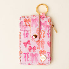 Load image into Gallery viewer, Blushing Bows Keychain Wallet
