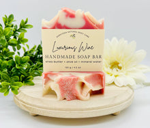 Load image into Gallery viewer, Red Wine Handmade Soap Bar