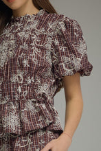 Load image into Gallery viewer, The Oakville Garden Embroidered Plaid Set