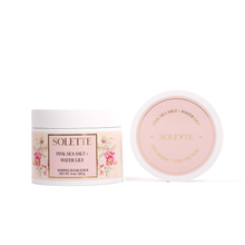 Load image into Gallery viewer, Pink Sea Salt + Water Lily Whipped Sugar Scrub