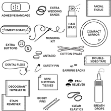 Load image into Gallery viewer, Pearl Minimergency Kit for Brides