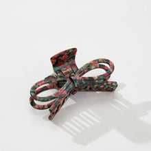 Load image into Gallery viewer, Remi Vintage Holiday Bow Claw Clip