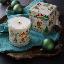 Load image into Gallery viewer, Holiday In New York Roland Pine Glass Soy Candle
