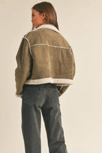 Load image into Gallery viewer, Suede &amp; Sherpa Reversible Jacket
