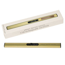 Load image into Gallery viewer, Gold Rechargeable Electric Lighter