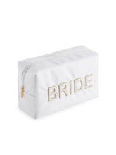 Load image into Gallery viewer, “Bride” Pearl Zip Pouch