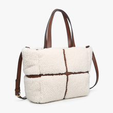Load image into Gallery viewer, Après Ski Sherpa Contrast Tote