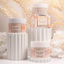 Load image into Gallery viewer, Vanilla + Coconut Sandalwood Whipped Sugar Scrub