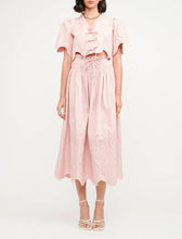 Load image into Gallery viewer, Margot Eyelet Pink Blouse & Skirt Set