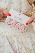 Load image into Gallery viewer, Little Luxe Bow Claw Clips 2-Pack