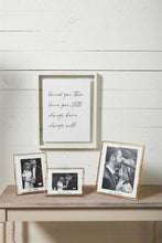 Load image into Gallery viewer, Mr. & Mrs. Wedding Glass Picture Frame
