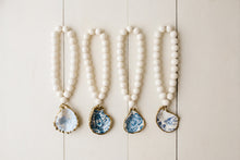 Load image into Gallery viewer, Petite Decoupage Oyster Shell Blessing Beads