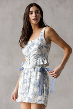 Load image into Gallery viewer, French Toile Ivory Blue Set