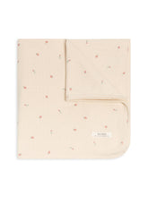 Load image into Gallery viewer, Pia Floral Organic Pointelle Swaddle Blanket