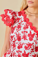 Load image into Gallery viewer, Ric Rac Floral One Shoulder Mini Dress