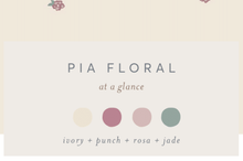 Load image into Gallery viewer, Pia Floral Organic Kids Belle Pointelle Tank Dress