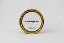 Load image into Gallery viewer, Wedding Cake Gold Candle Tin