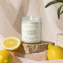 Load image into Gallery viewer, Coastal Lemon Soy Candle