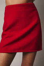Load image into Gallery viewer, Pretty Little Red Mini Skirt
