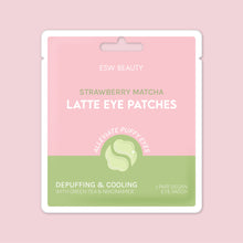 Load image into Gallery viewer, Strawberry Matcha Latte Depuffing & Cooling Eye Patches