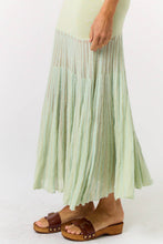 Load image into Gallery viewer, Seafoam Mint Knit Maxi Dress
