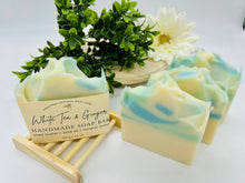 Load image into Gallery viewer, White Tea Ginger Handmade Soap