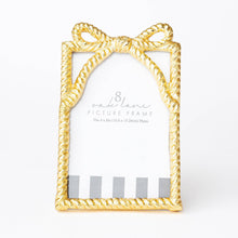 Load image into Gallery viewer, Pretty Little Gold Bow 4x6 Picture Frame