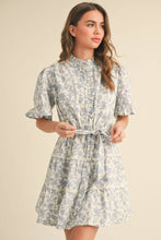 Load image into Gallery viewer, Pretty Little Ruffled Tiered Floral Mini Dress