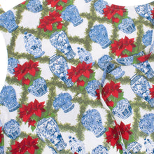 Load image into Gallery viewer, Poinsettias Holiday Apron