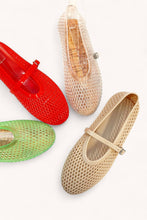 Load image into Gallery viewer, Jelly Woven Mesh Mary Jane Flats