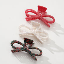 Load image into Gallery viewer, Remi Vintage Holiday Bow Claw Clip