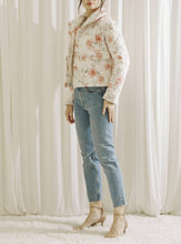Load image into Gallery viewer, Shabby Chic Rose Quilted Puff Jacket