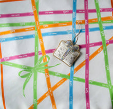 Load image into Gallery viewer, Present Irish Linen Holiday Ornament