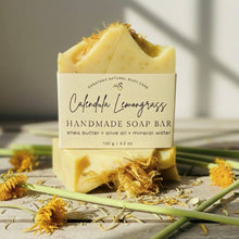 Load image into Gallery viewer, Calendula Lemongrass Handmade Soap Bar