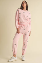 Load image into Gallery viewer, Crystal Bow Cotton Sweatpants