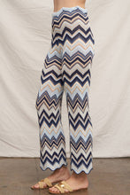 Load image into Gallery viewer, The Mykonos Waves Chevron Pattern Knit Pants